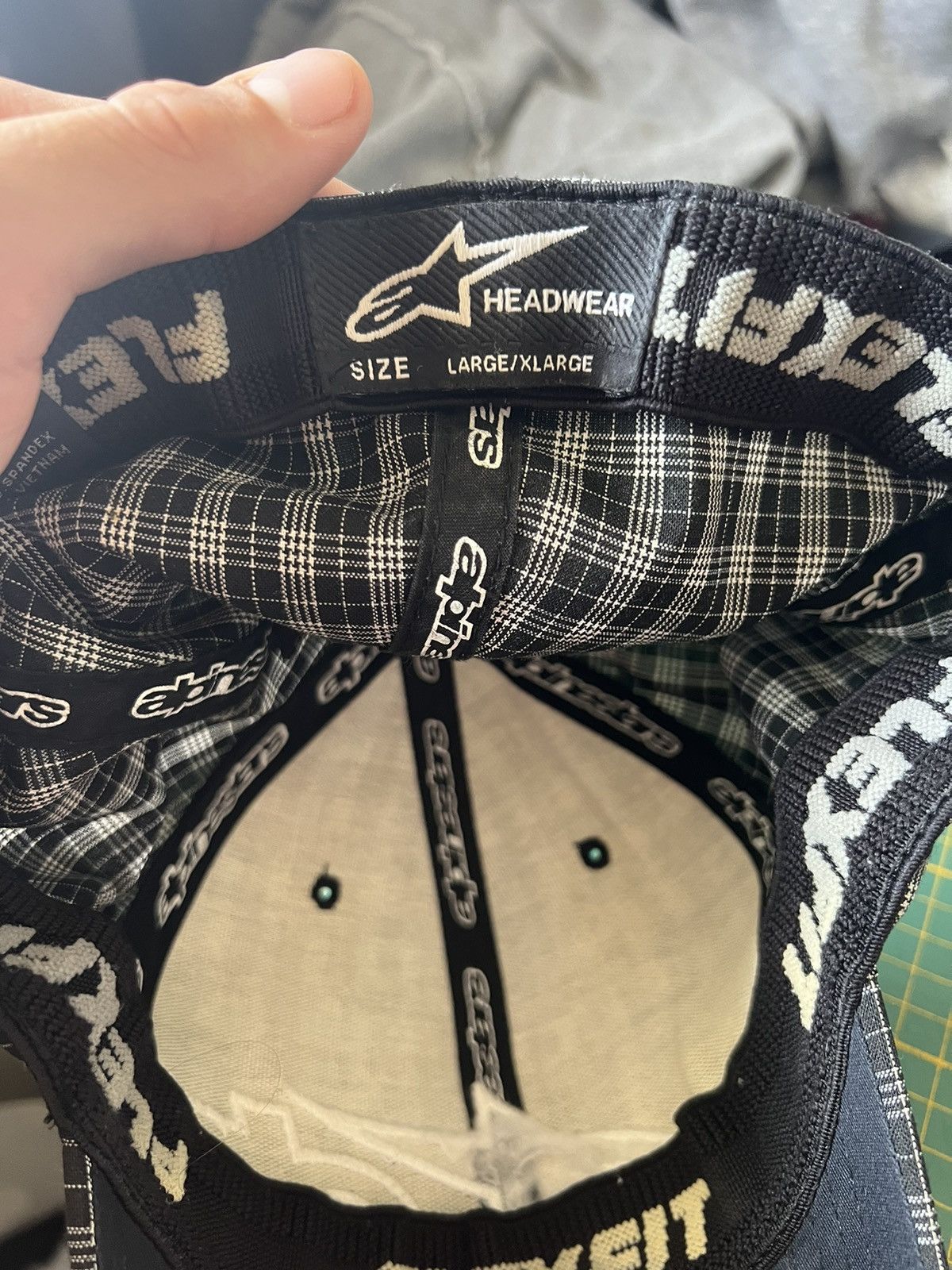 Alpinestars Rare vintage Alpinestars plaid hat Size ONE SIZE - 6 Thumbnail