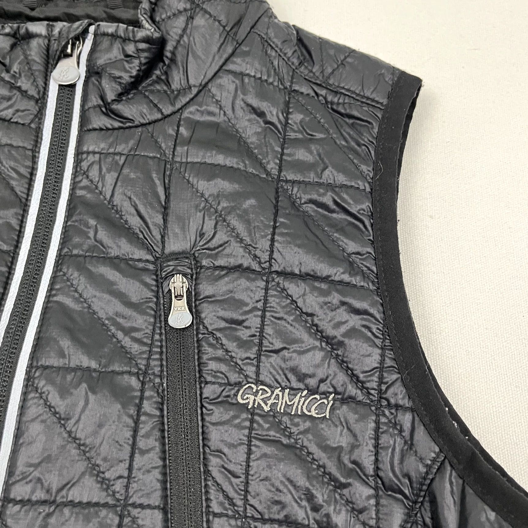 Gramicci Gramicci Vest Womens Medium Black Primaloft Micro Puffer Nylon Hiking Outdoor Jacket Size M / US 6-8 / IT 42-44 - 2 Thumbnail