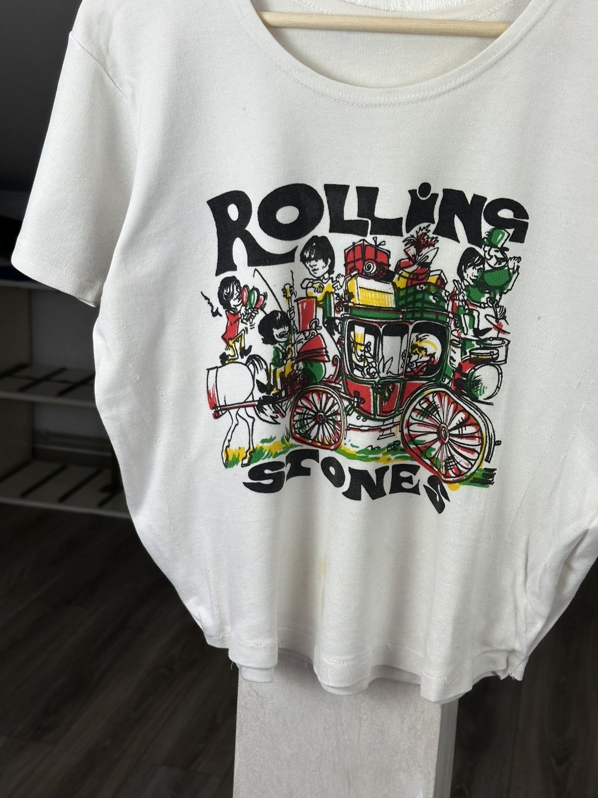 Band Tees 1980 Vintage Rolling Stones Tour Tee Top Size US S / EU 44-46 / 1 - 4 Thumbnail