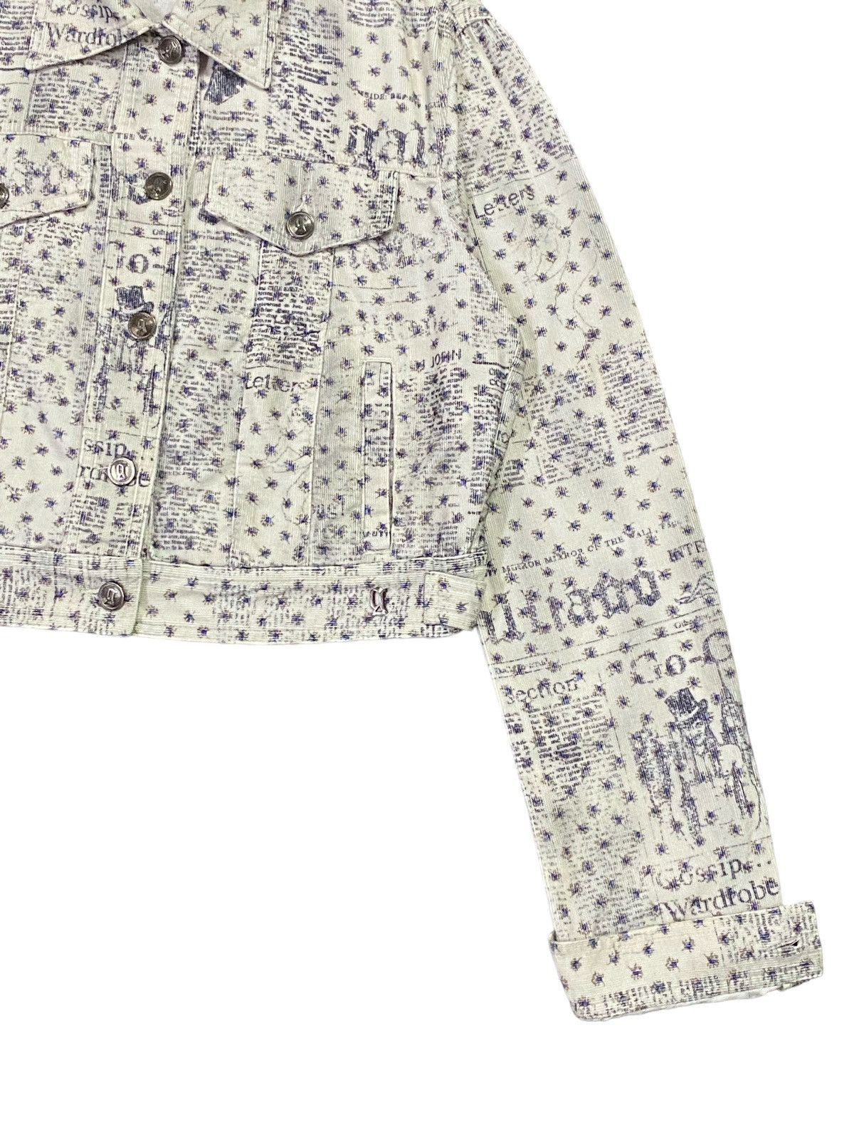 John Galliano Galliano Gazette Newspaper Corduroy Jacket Size M / US 6-8 / IT 42-44 - 15 Thumbnail