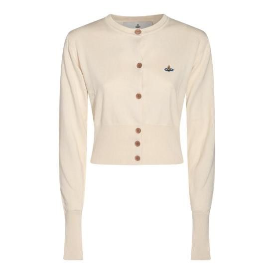 Vivienne Westwood VIVIENNE WESTWOOD Women Sweater 1803002U Y001V A402 White Size S / US 4 / IT 40 - 1 Thumbnail