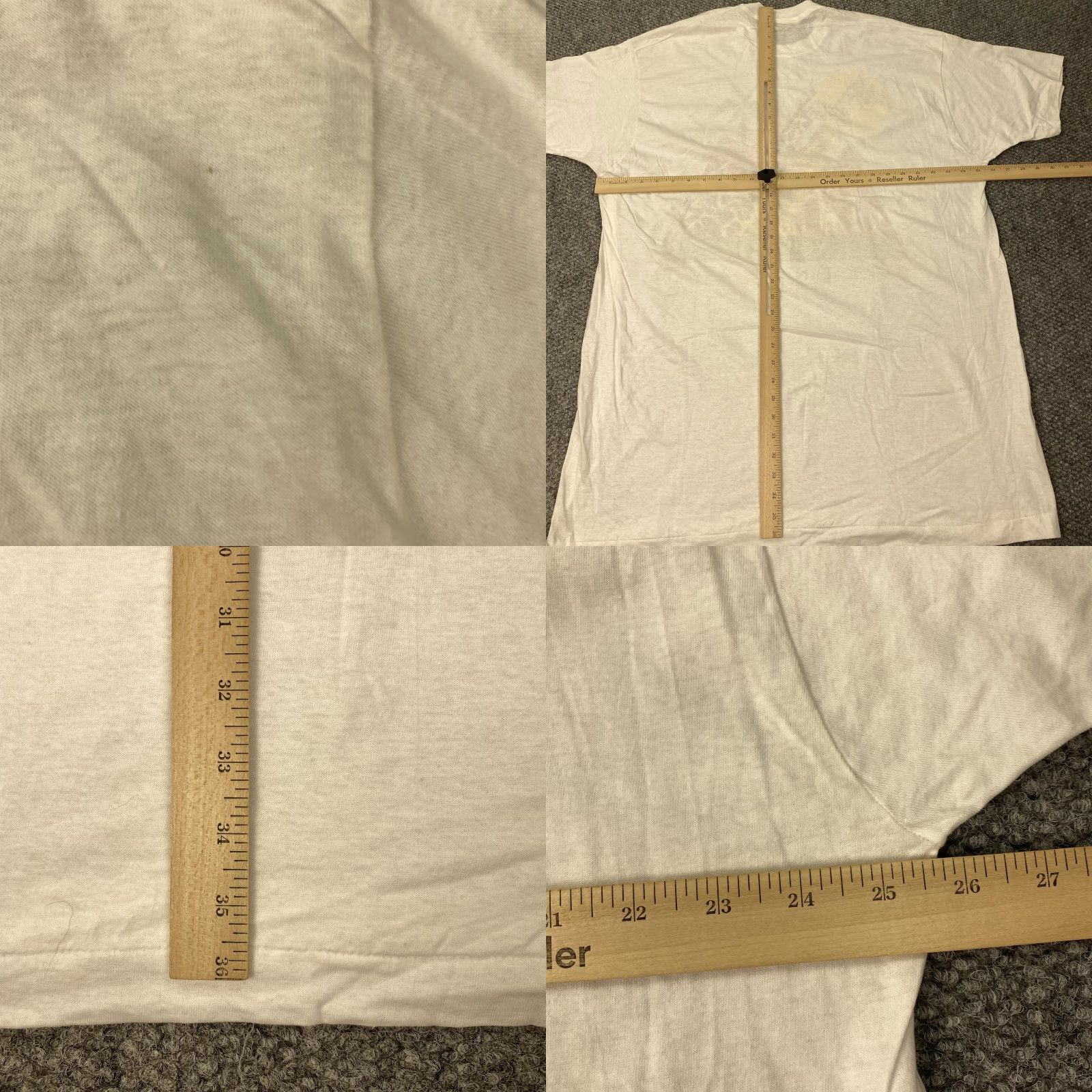 Vintage VINTAGE Greenpeace T-Shirt Mens 3XL White Graphic Giraffe Eco 80s Made in USA Size US XXL / EU 58 / 5 - 8 Thumbnail