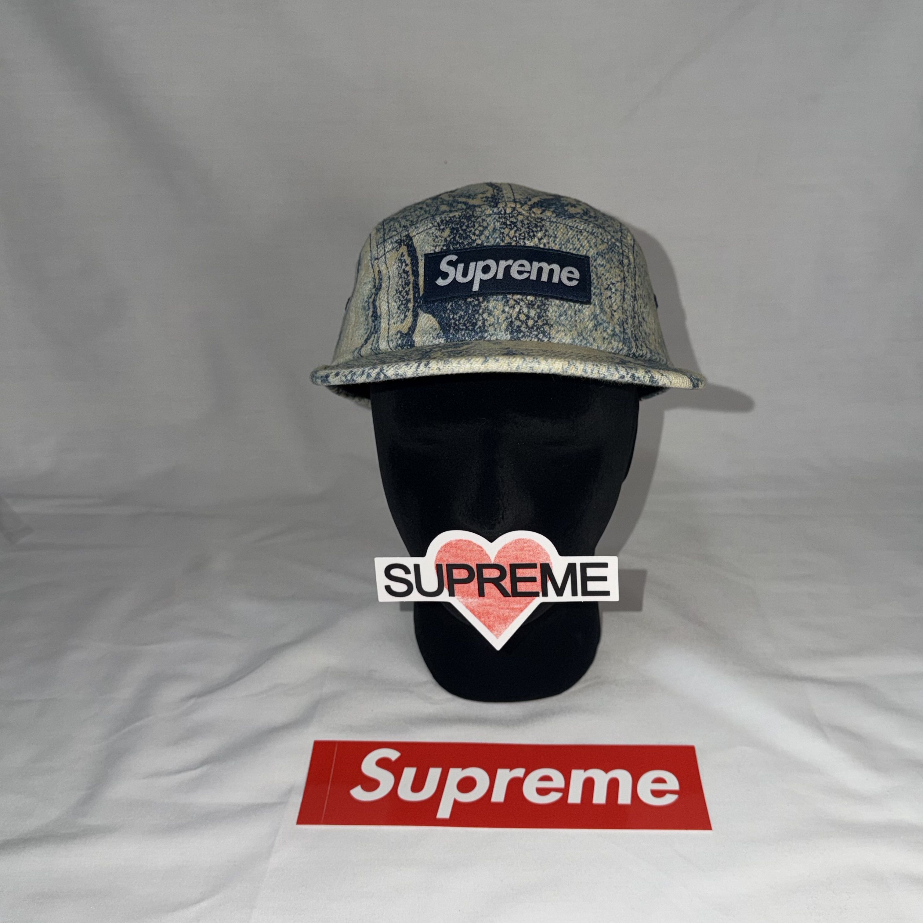 Supreme Fuck Denim Camp Cap | Grailed