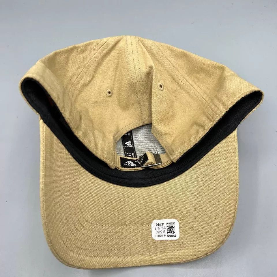 Adidas Adidas Aeroready Hat Men Beige Logo Strap Back Cap Size ONE SIZE - 6 Thumbnail