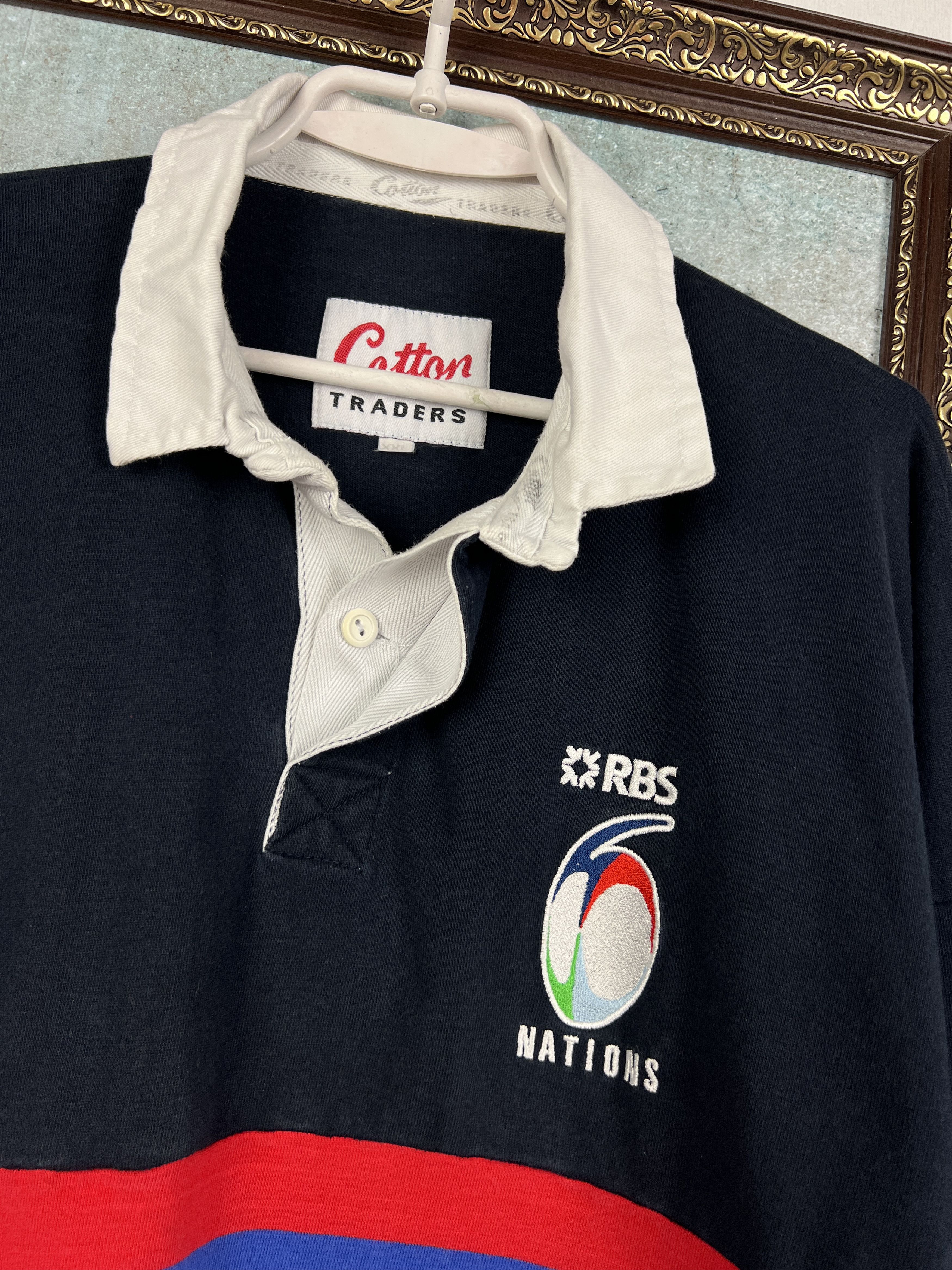 Cotton Traders Vintage 6 Six Nations Rugby Union Long Sleeve Jersey Trikot Size US XXL / EU 58 / 5 - 3 Thumbnail