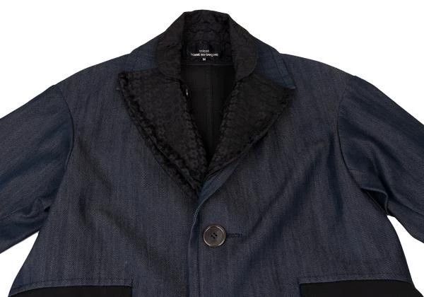 Other Comme Des Garcons Dark Blue Retro Floral Collar Design Top Size M / US 6-8 / IT 42-44 - 6 Thumbnail