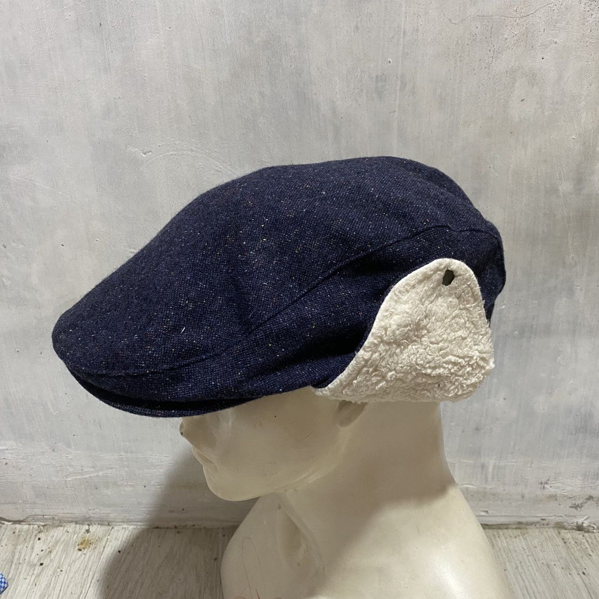Japanese Brand Vintage paul stuart denim winter cap Size ONE SIZE - 5 Thumbnail