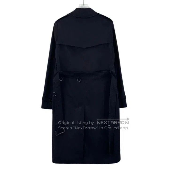 Burberry Burberry Black Cotton Trench Coat XS. Size US XS / EU 42 / 0 - 2 Thumbnail