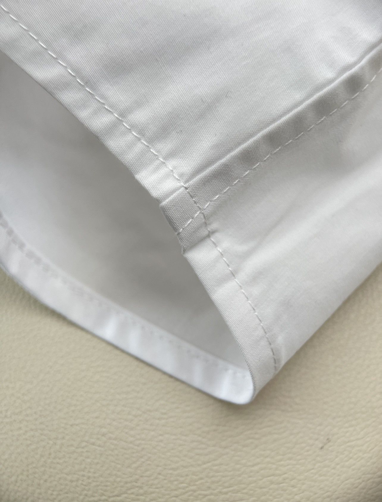 Miu Miu Miu Miu Poplin Shirt Dress (White) Size XS / US 0-2 / IT 36-38 - 10 Thumbnail