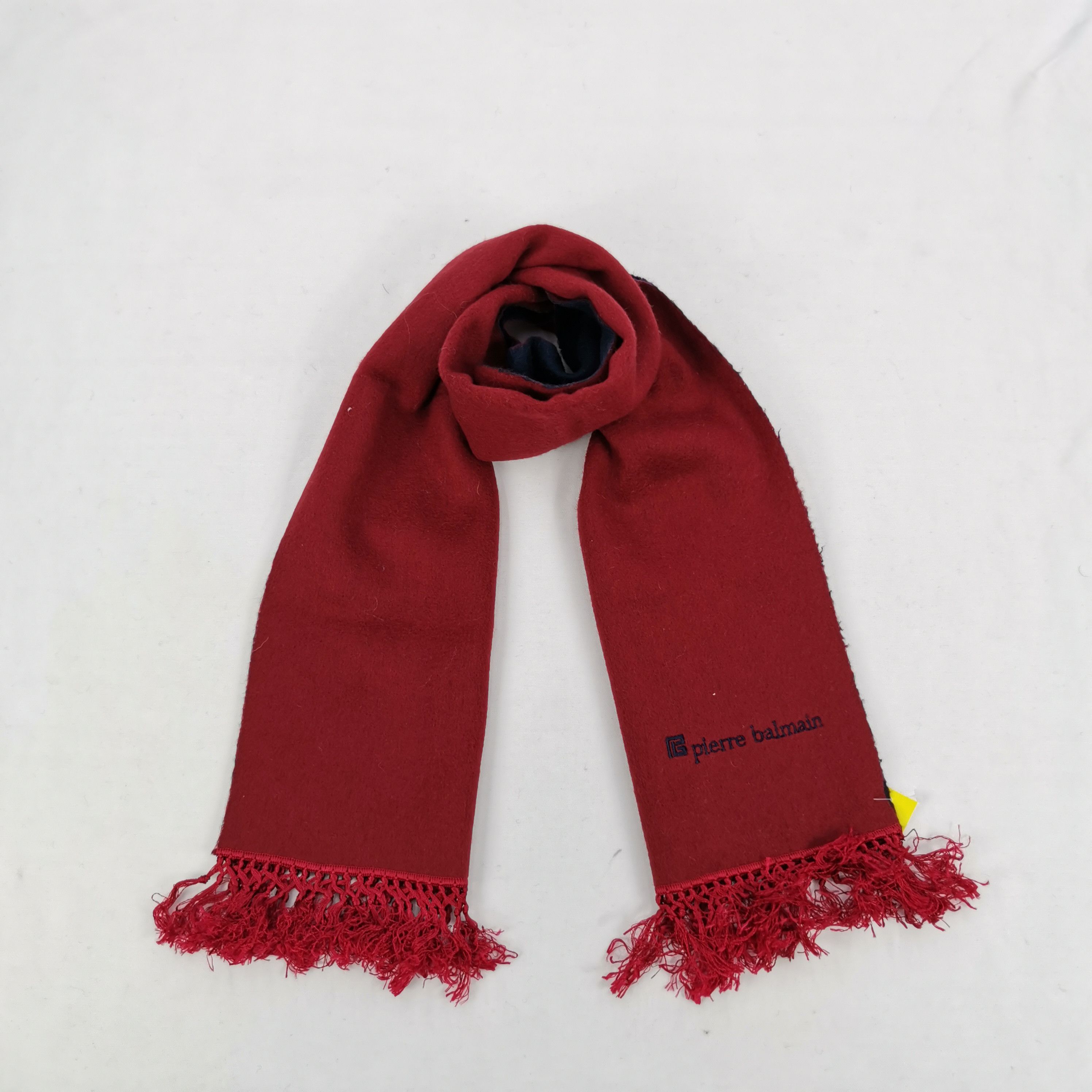 Japanese Brand Vintage Pierre Balmain Wool Scarf Muffler Winter - . Size ONE SIZE - 1 Thumbnail