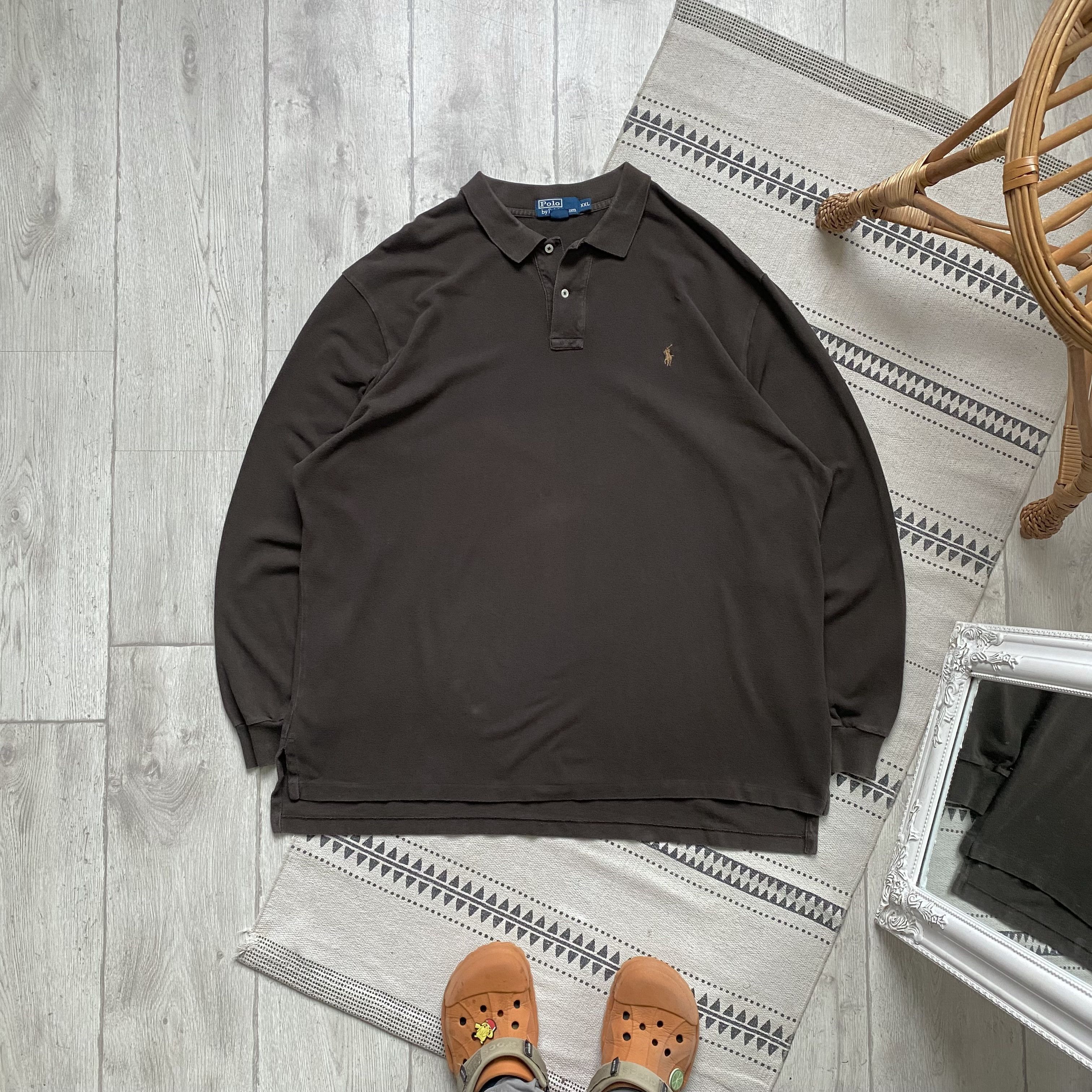 Polo Ralph Lauren Vintage 90s polo cookie usa longsleve | Grailed