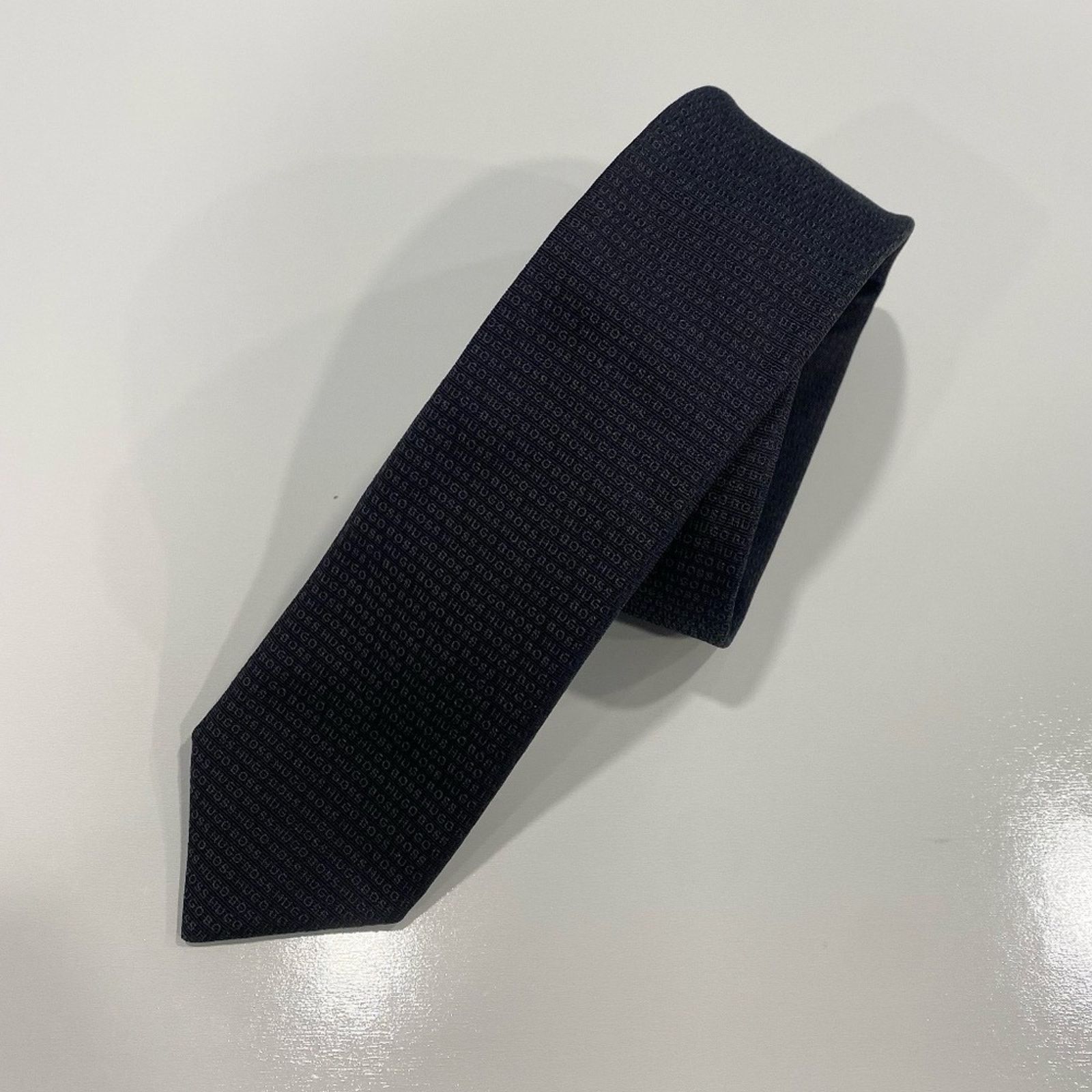 Hugo Boss Hugo Boss Italian Silk Thin Tie Size 32 - 1 Thumbnail