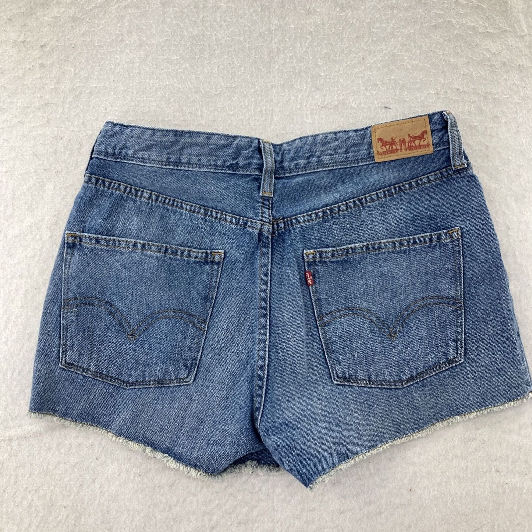 Levi's Levi's Denim High Rise Shortie Shorts 9X2 Jeans 9 Women Blue Vintage: No? Size 30" / US 8 / IT 44 - 2 Thumbnail
