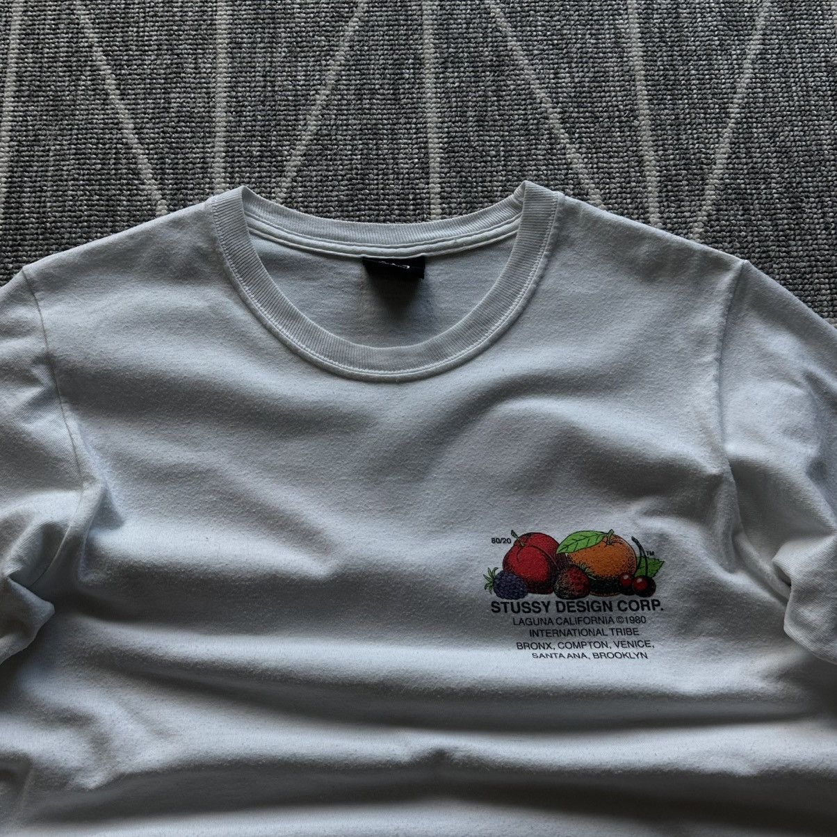Stussy × Vintage fresh fruit tee stussy Size US S / EU 44-46 / 1 - 2 Thumbnail