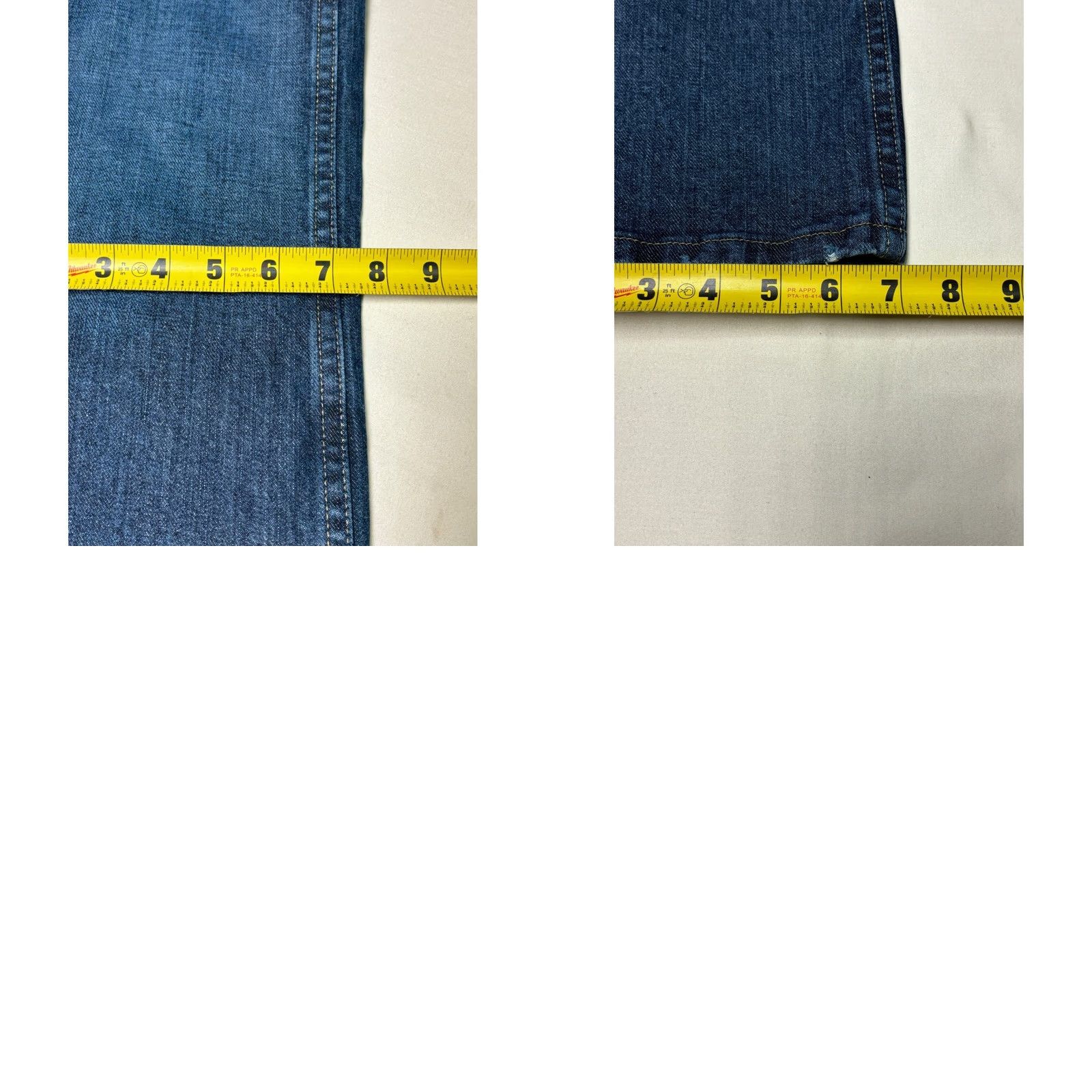 Wrangler VINTAGE Wrangler Jeans Relaxed Straight Womens Size 12 26x28 Blue Denim Concrete? Size 34" / US 12 / IT 48 - 9 Thumbnail