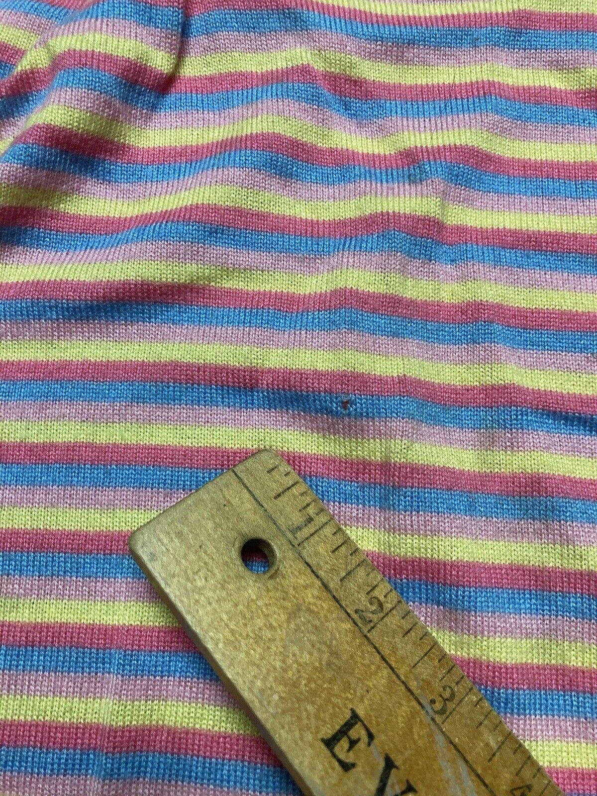 Vintage striped tank top women’s vest lace wool sleeveless cute XL Size XL / US 12-14 / IT 48-50 - 3 Thumbnail