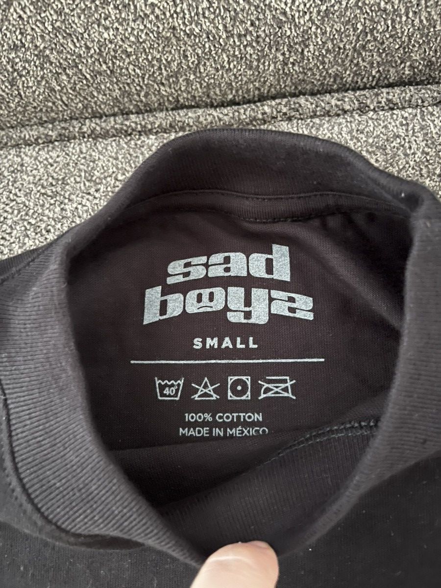 Sad Boys Sad Boyz 4 Life Graphic Tee – Black/Pink – Size Small Size US S / EU 44-46 / 1 - 2 Thumbnail