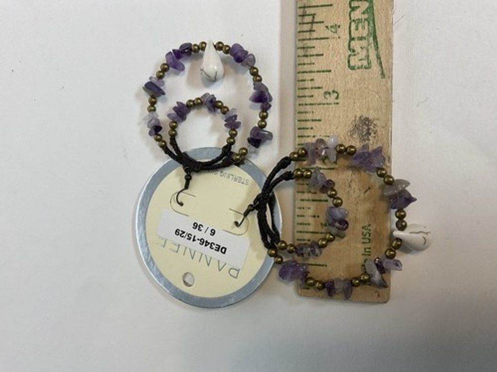 Other NWT Pannee Color Beaded Hoop Earrings Tone Dangle Drop 2.5" Size ONE SIZE - 3 Thumbnail