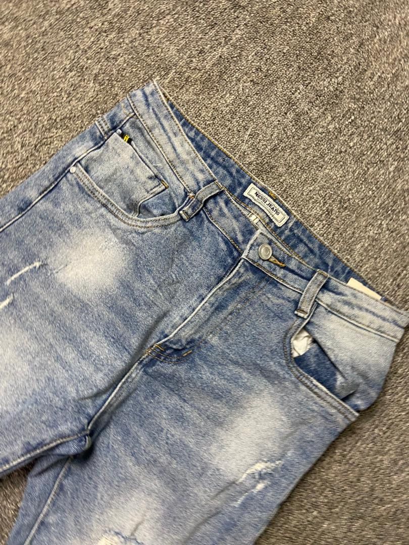 Japanese Brand Messi Jeans Collection Distressed Skinny Jeans (197) Size US 30 / EU 46 - 11 Thumbnail