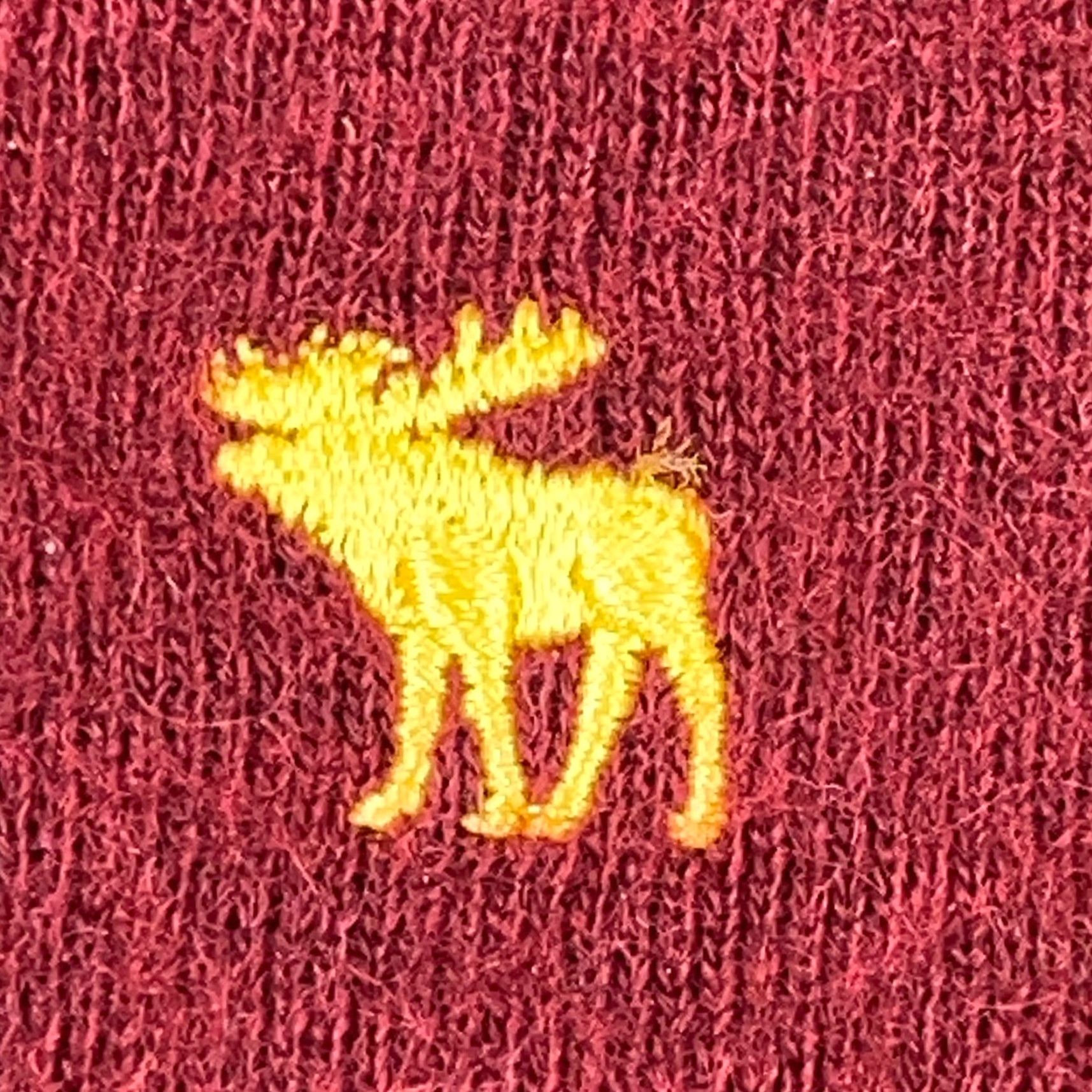Abercrombie & Fitch VINTAGE Abercrombie & Fitch Hoodie Men S Pullover Red Wool Blend Embroidered Logo 90s Sports American Preppy Mens Size US S / EU 44-46 / 1 - 6 Thumbnail