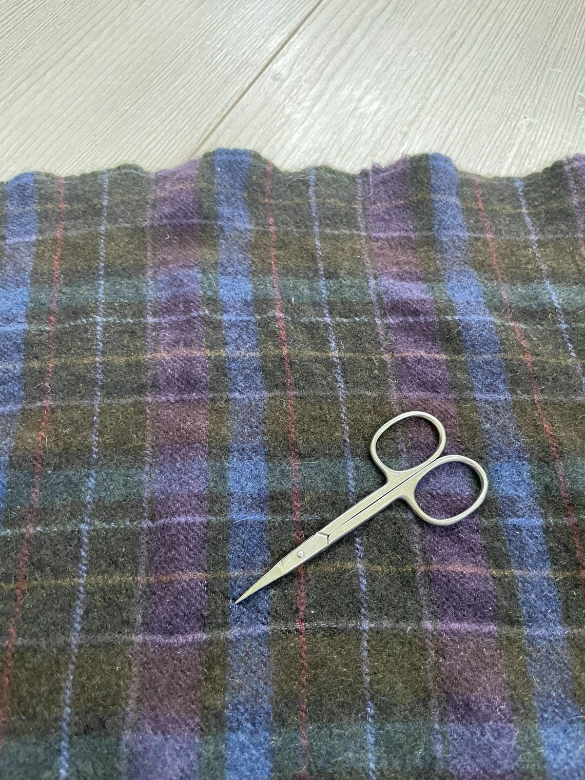 Polo Ralph Lauren × Ralph Lauren Purple Label Polo Ralph Lauren Purple Label Plaid Cashmere Fringe Scarf Size ONE SIZE - 11 Thumbnail