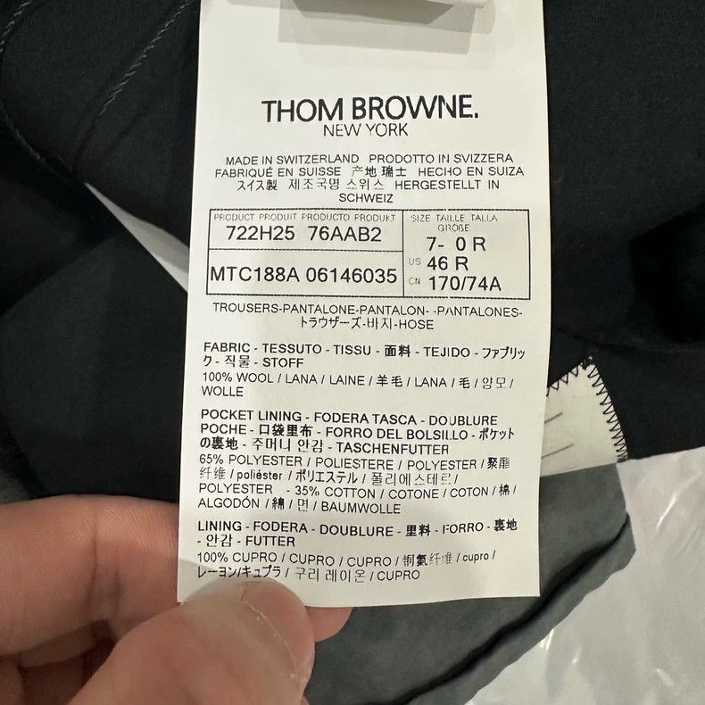 Thom Browne Thom Browne size0 Wool trousers and shorts Size US 26 / EU 42 - 6 Thumbnail
