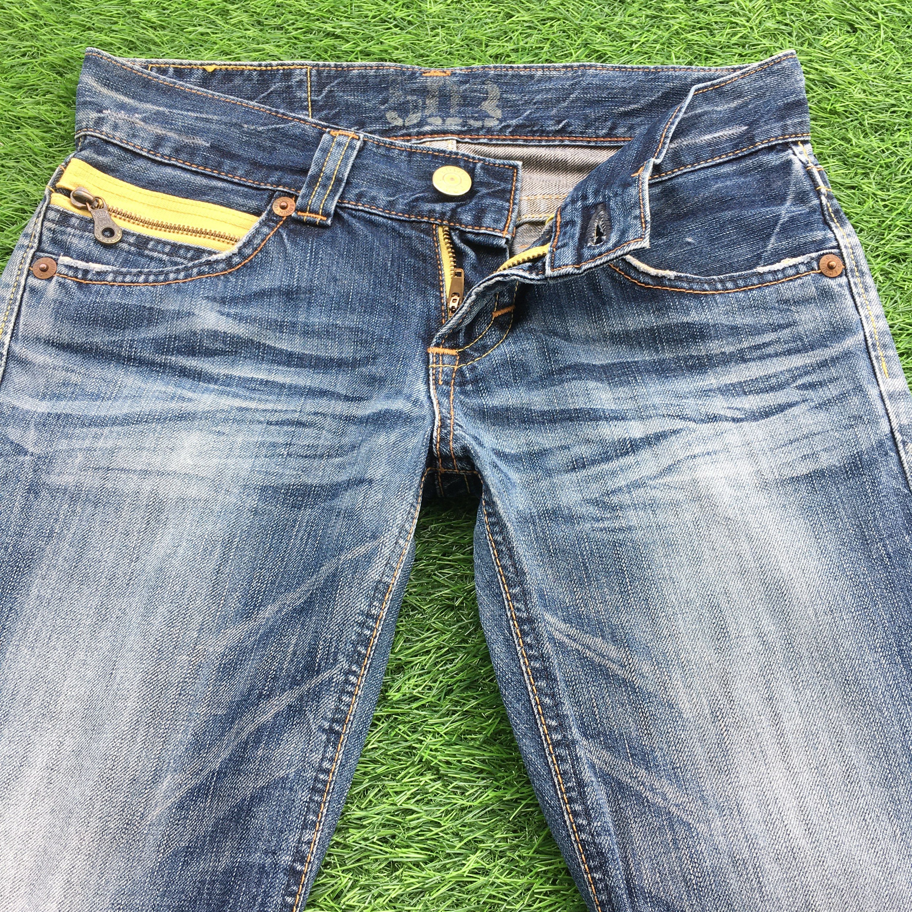 Japanese Brand Japan Grunge Low-Rise Bootcut Denim Jeans D-1229 Size 27" / US 4 / IT 40 - 3 Thumbnail