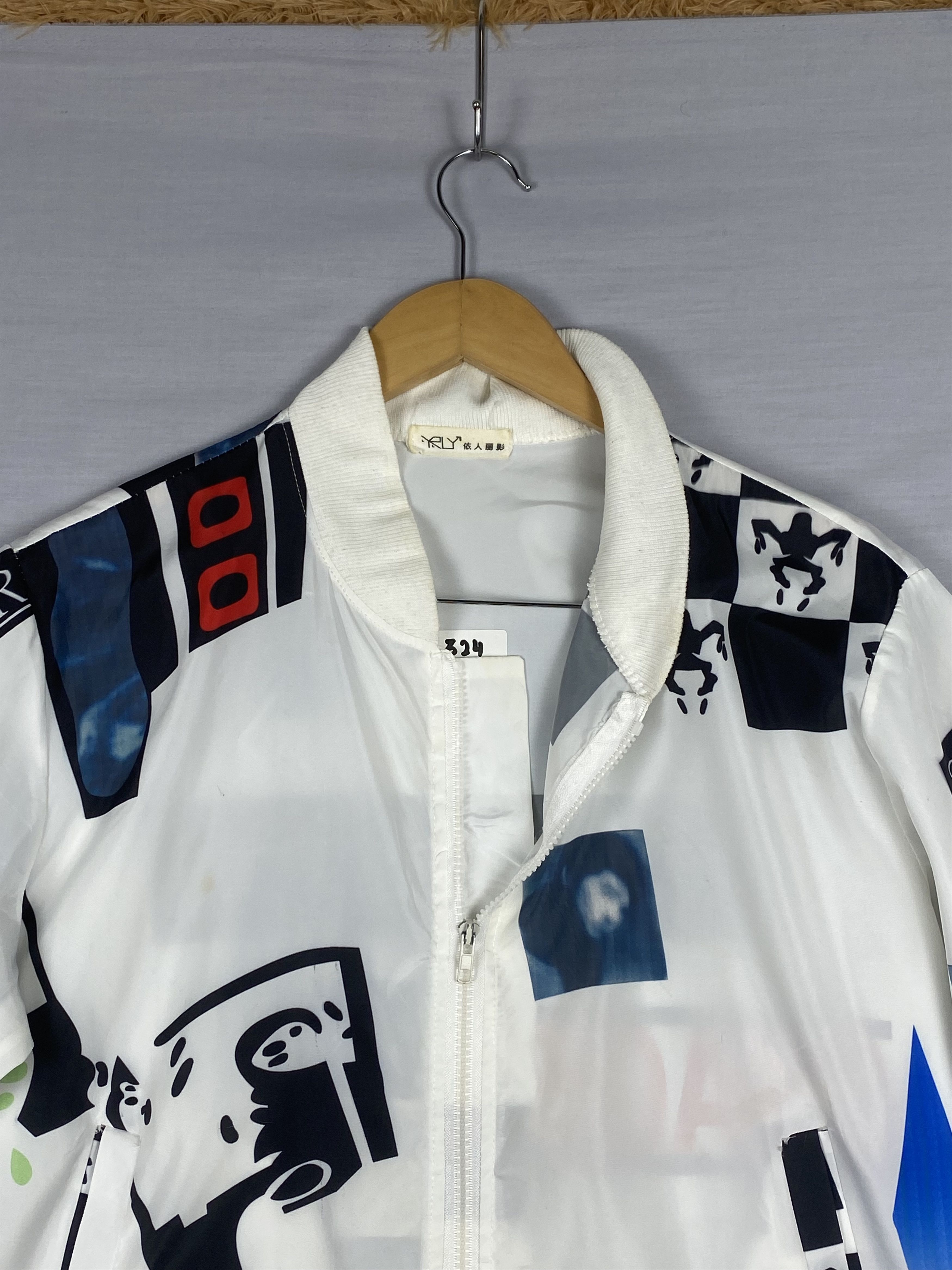 Japanese Brand Vintage Japanese Brand Many Art Zip Up Light Jacket Size US S / EU 44-46 / 1 - 2 Thumbnail