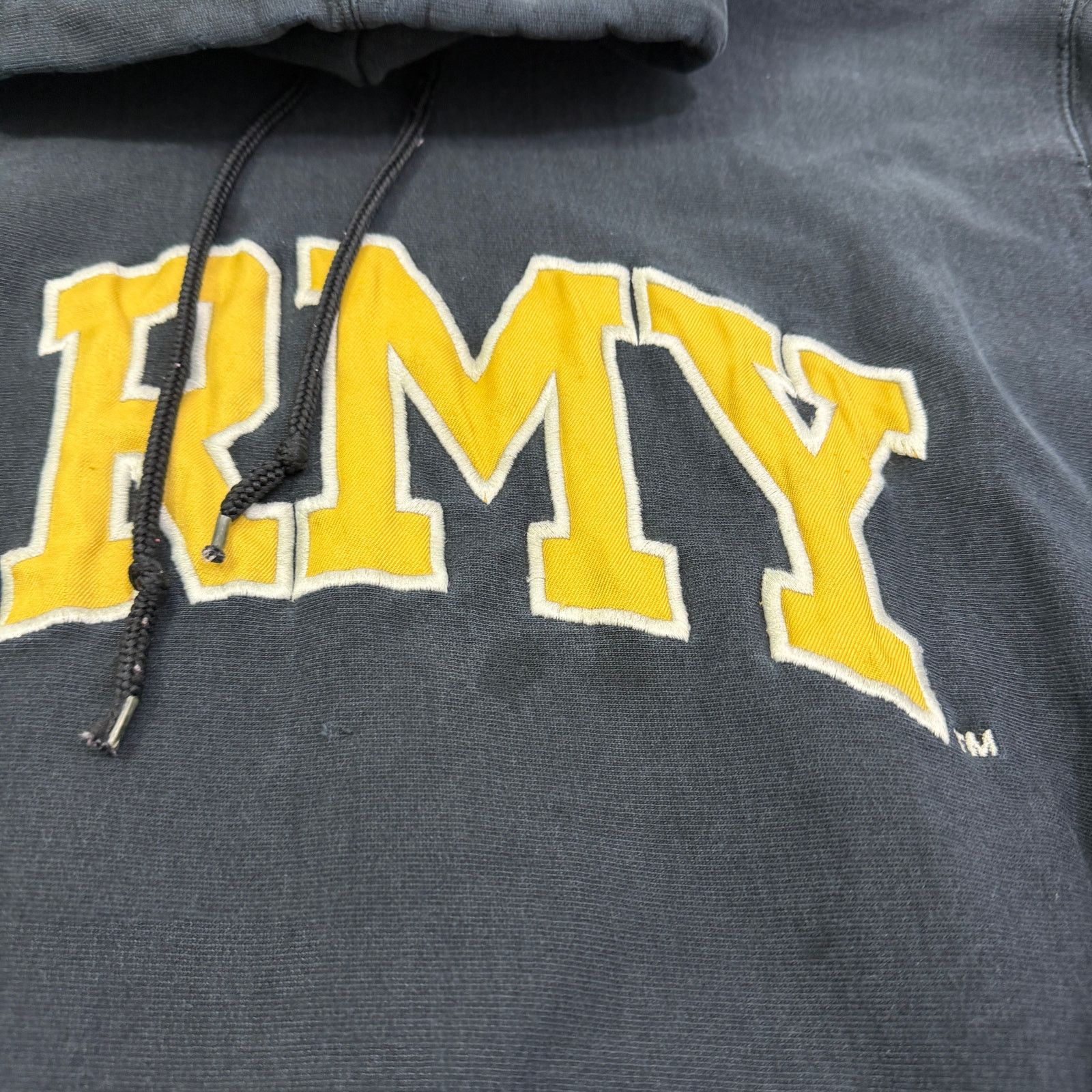 Vintage Vintage Army Hoodie Men's XL Black United States West Point Size US XL / EU 56 / 4 - 4 Thumbnail
