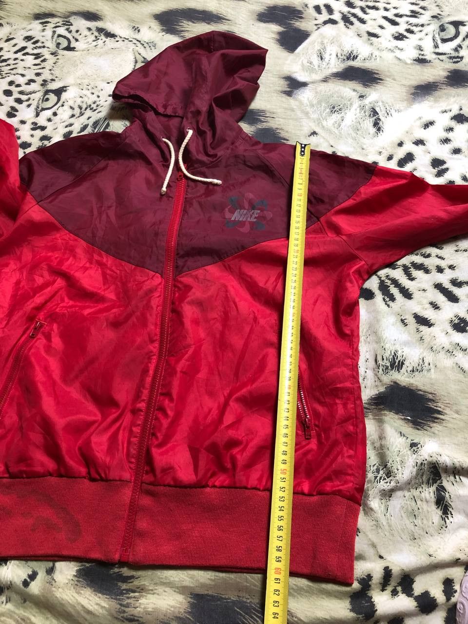Nike Zip Red Jacket Y2K Vintage Nike Logo Streetwear Size US L / EU 52-54 / 3 - 16 Thumbnail