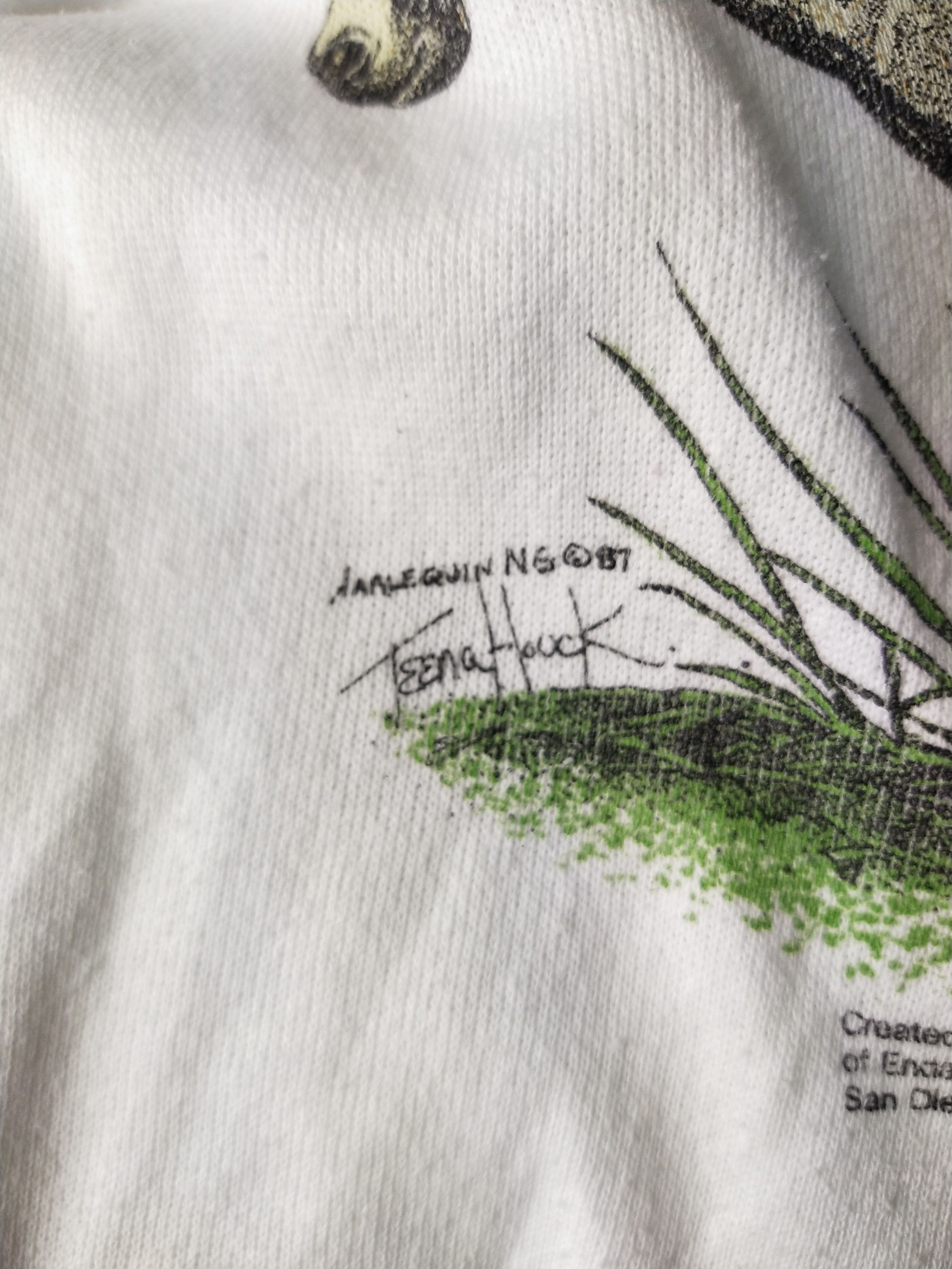 Habitat × Hanes × Vintage Vintage 80s Habitat x San diego Zoo x Marlequin @ 1987 Size US L / EU 52-54 / 3 - 11 Thumbnail
