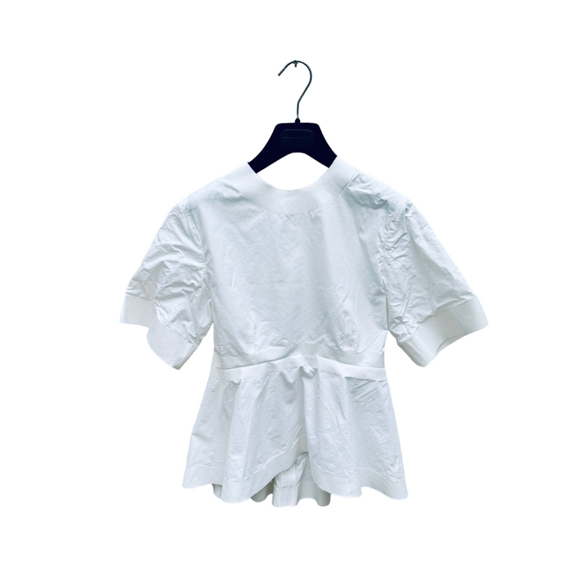 image of Celine By Phoebe Philo White Short Sleeves Top, Women's (Size XS)