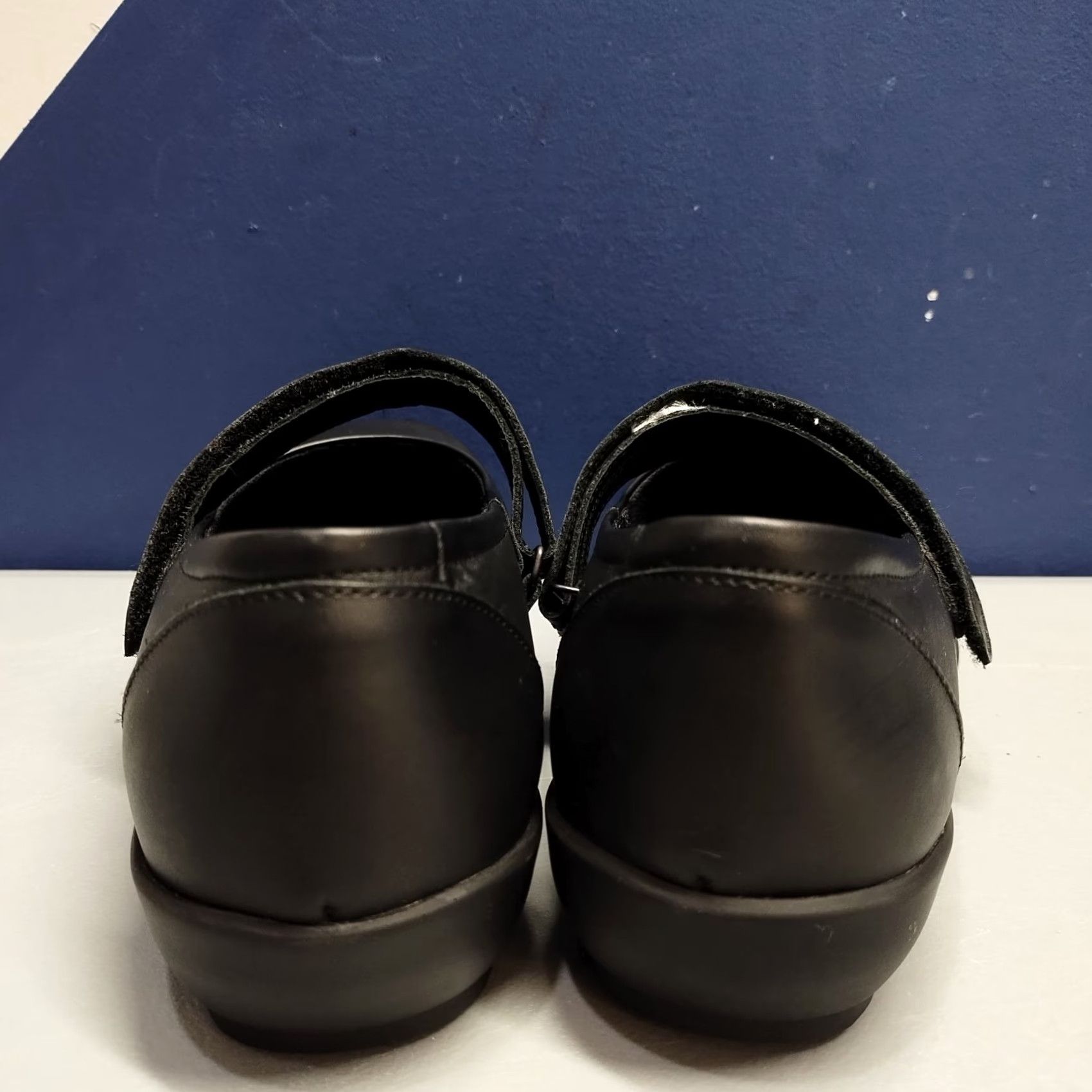 Vintage Cosyfeet Womens Mary Jane Flats Size 8.5 Black Hook & Loop Size US 7 / IT 37 - 5 Thumbnail