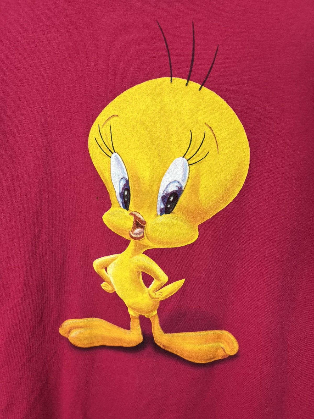 Vintage Vintage Warner Bros Looney Tunes Tweety Bird 1997 T-shirt Size US XL / EU 56 / 4 - 2 Thumbnail