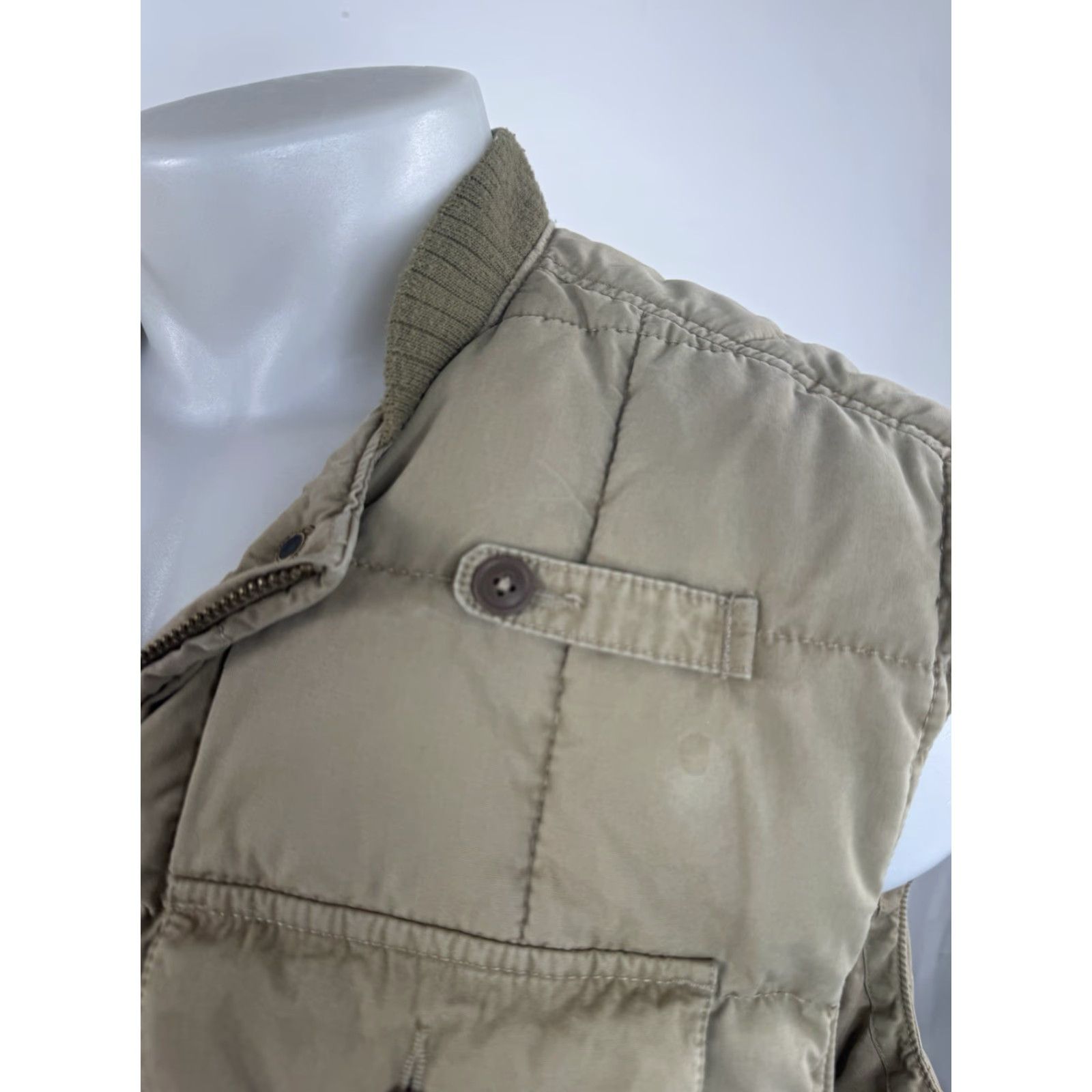 Polo Ralph Lauren VINTAGE Polo Ralph Lauren Vest Quilted Angling Fishing Ranch Hunting XL / XXL Khaki Greenish Beige 2XL Mens Quilted 90s Style Size US XXL / EU 58 / 5 - 4 Thumbnail