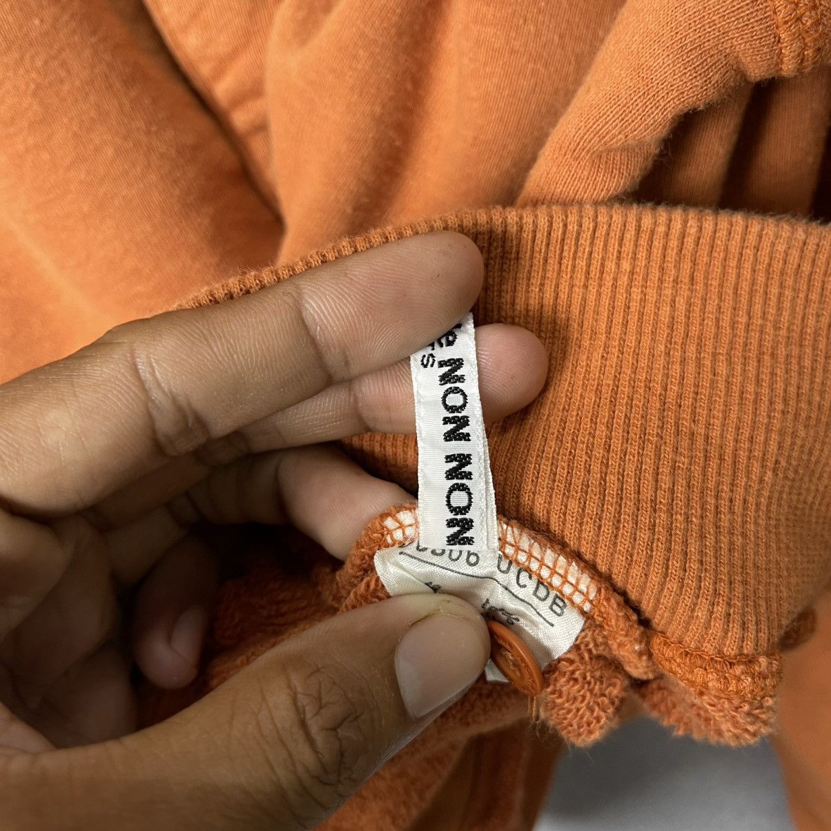 Mademoiselle Non Non Vintage Mademoiselle NON NON Sports Orange Button Cardigan Size M / US 6-8 / IT 42-44 - 9 Thumbnail
