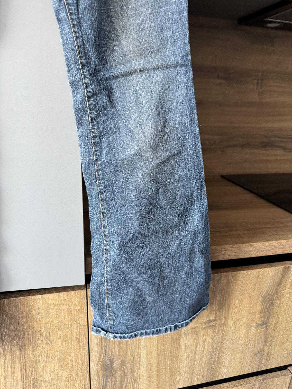 Japanese Brand 🚨Vintage Y2K Miss Sixty Flared Belt Pants Streetwear 90s Size 31" - 6 Thumbnail