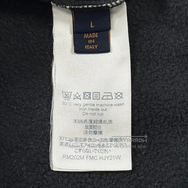 Louis Vuitton Louis Vuitton Men's Black Cotton Sweatshirt . Size US L / EU 52-54 / 3 - 4 Thumbnail