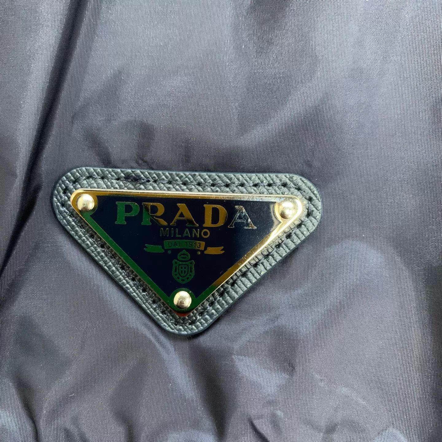 Prada Prada 25 New Blue Triangle Logo Nylon Jacket 48 Size US M / EU 48-50 / 2 - 7 Thumbnail