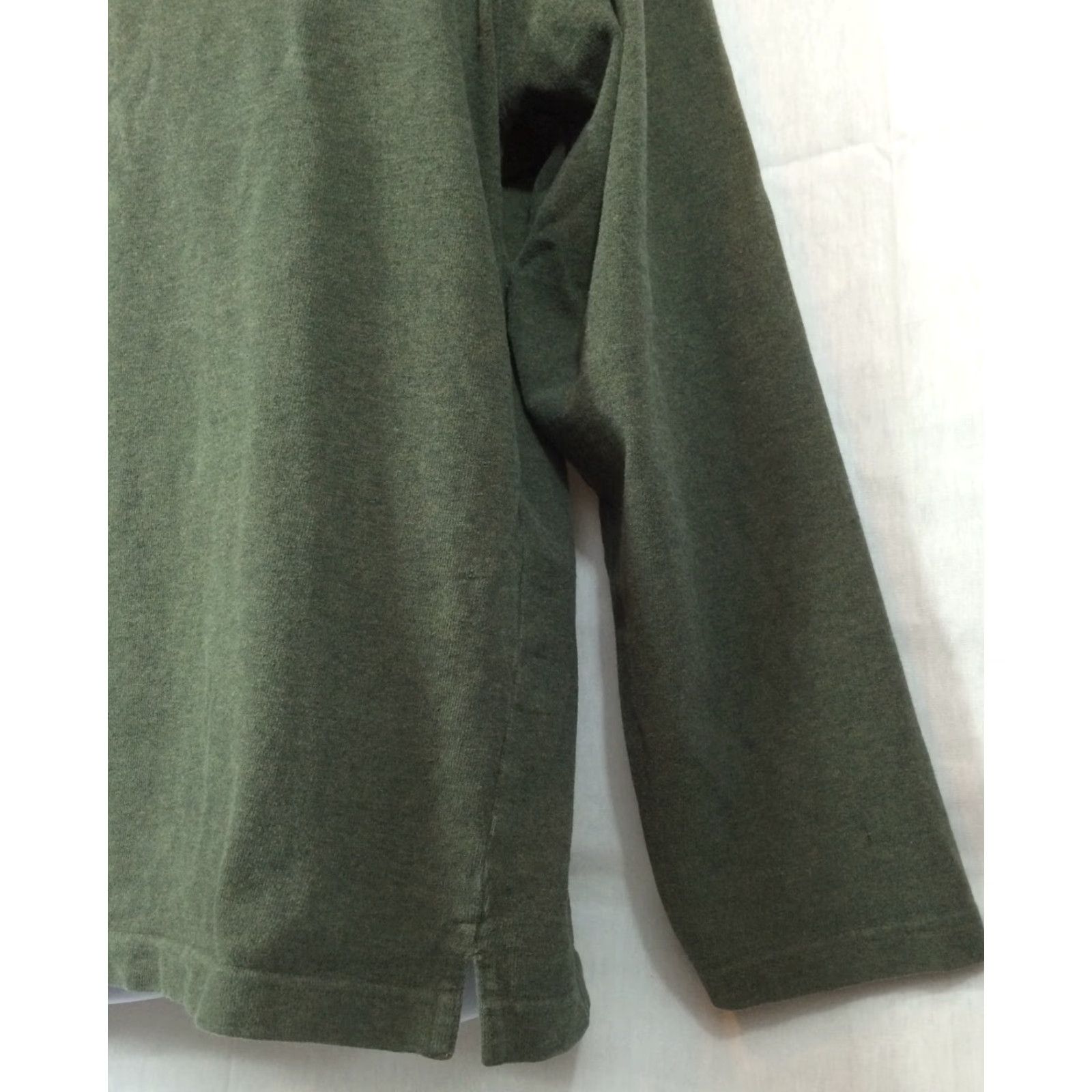 Vintage Harold Powell Green Pullover Casual Sz L 1/4 Zip - EUC Size US L / EU 52-54 / 3 - 2 Thumbnail
