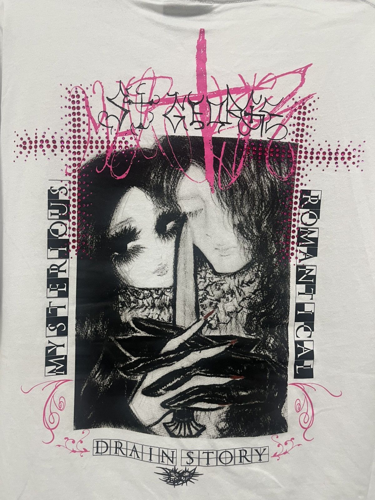 Drain Gang bladee martyr tour tshirt signed by yung sherman Size US L / EU 52-54 / 3 - 6 Thumbnail