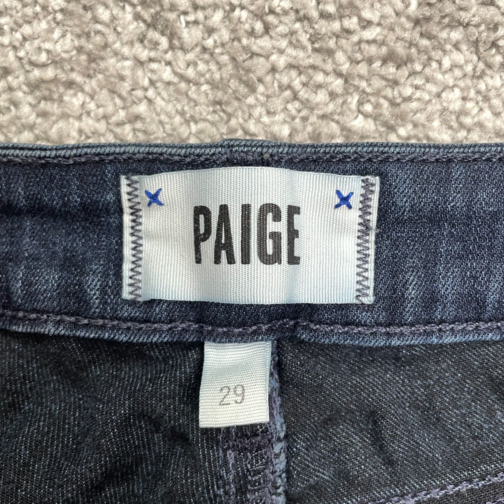 Paige Paige Verdugo Ankle Jeans Womens 29 Blue Mid Rise Soft Stretch Denim 30x27 Size 29" - 7 Thumbnail