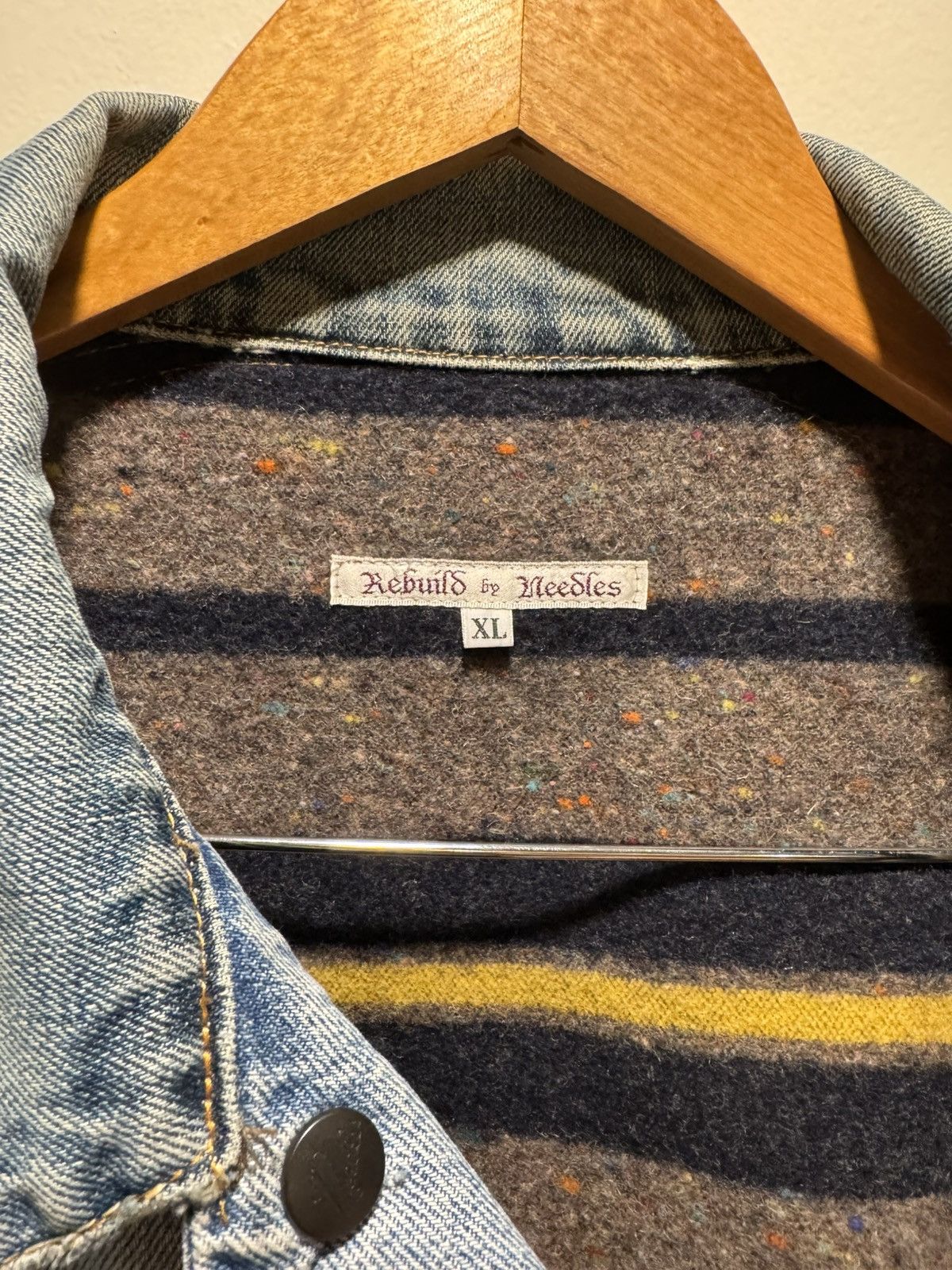 Needles Needles rebuilt denim jacket Size US XL / EU 56 / 4 - 3 Thumbnail