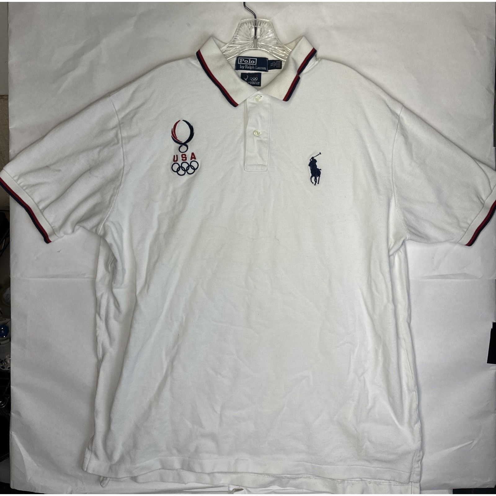 Ralph Lauren Polo Ralph Lauren Big Pony 2008 Olympics Polo Shirt Men’s XL Size US XL / EU 56 / 4 - 1 Thumbnail