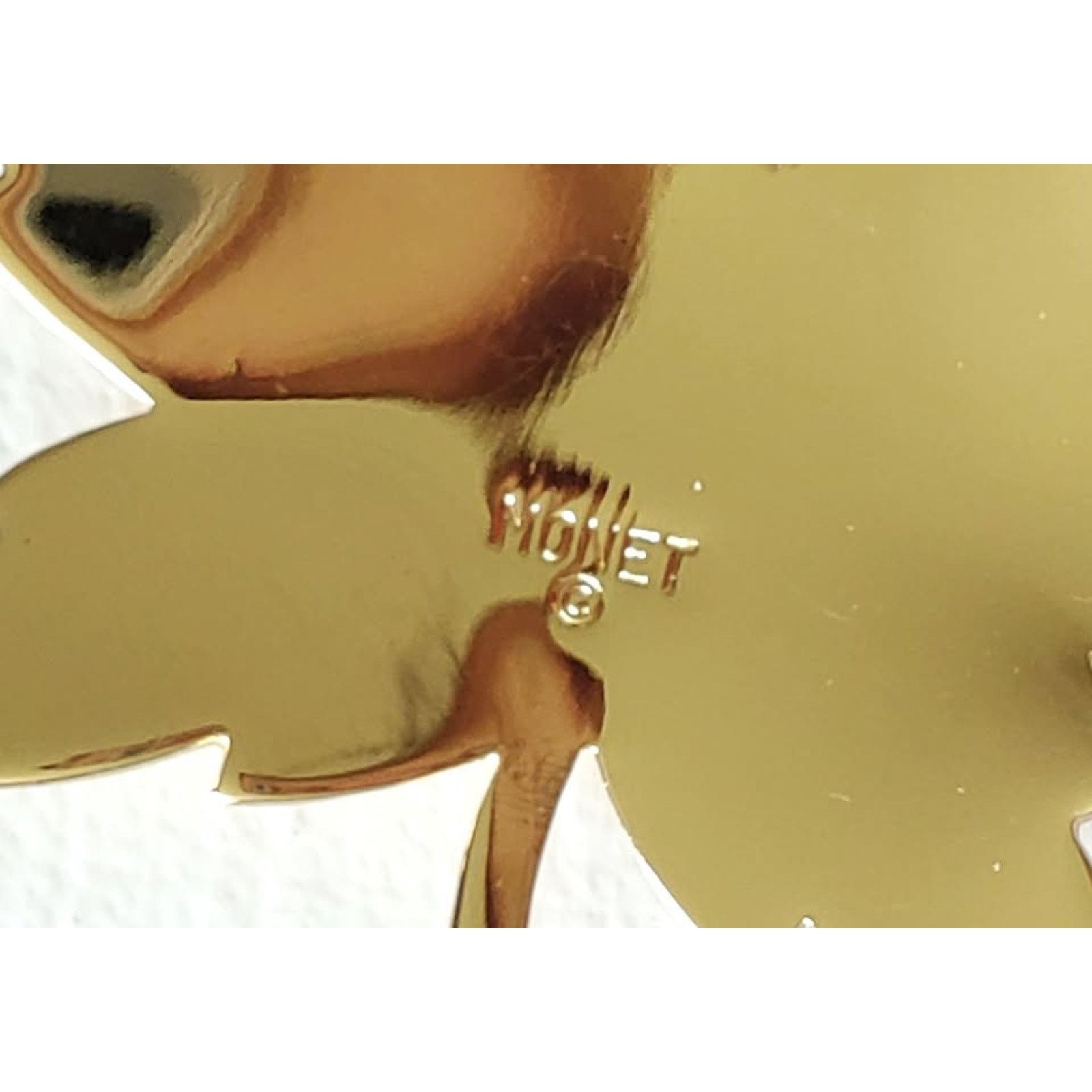 Monet Vintage Monet Maple Leaf Gold-tone Pendant and Earring Set Size ONE SIZE - 3 Thumbnail