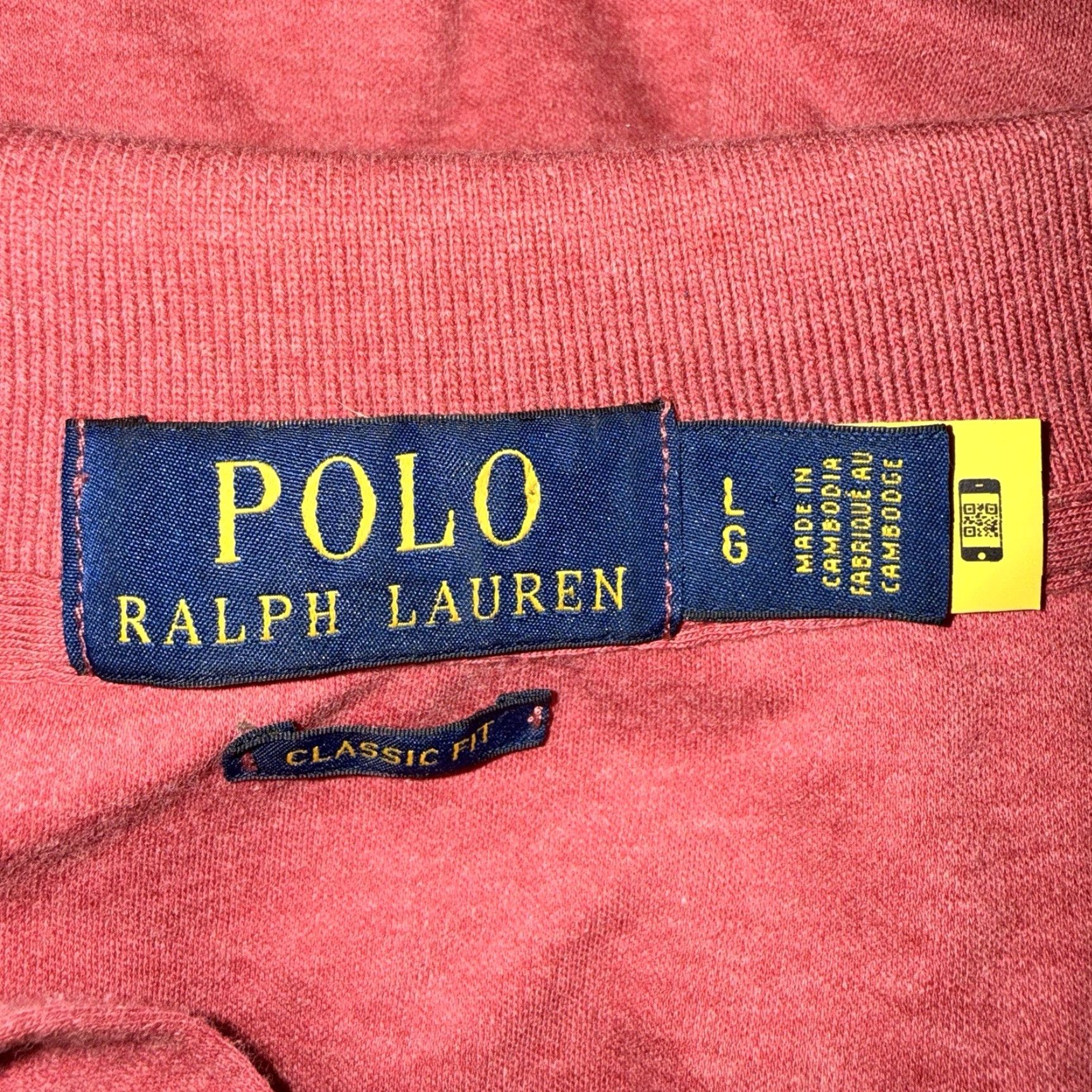 Polo Ralph Lauren Polo Ralph Lauren Red Classic Fit Polo Shirt Mens Size L Size US L / EU 52-54 / 3 - 4 Thumbnail