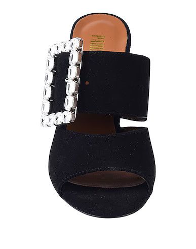 Paris Texas o1mle0524 Buckle Mules in Black/Silver Size US 7 / IT 37 - 3 Thumbnail