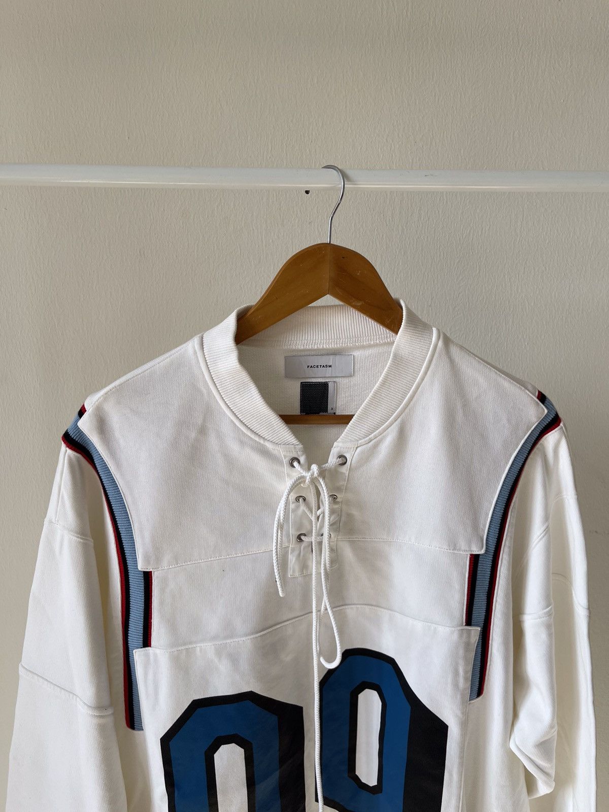 Auralee × Facetasm × Japanese Brand Facetasm 00 Lace Neck Design Sweatshirt Size US XL / EU 56 / 4 - 4 Thumbnail