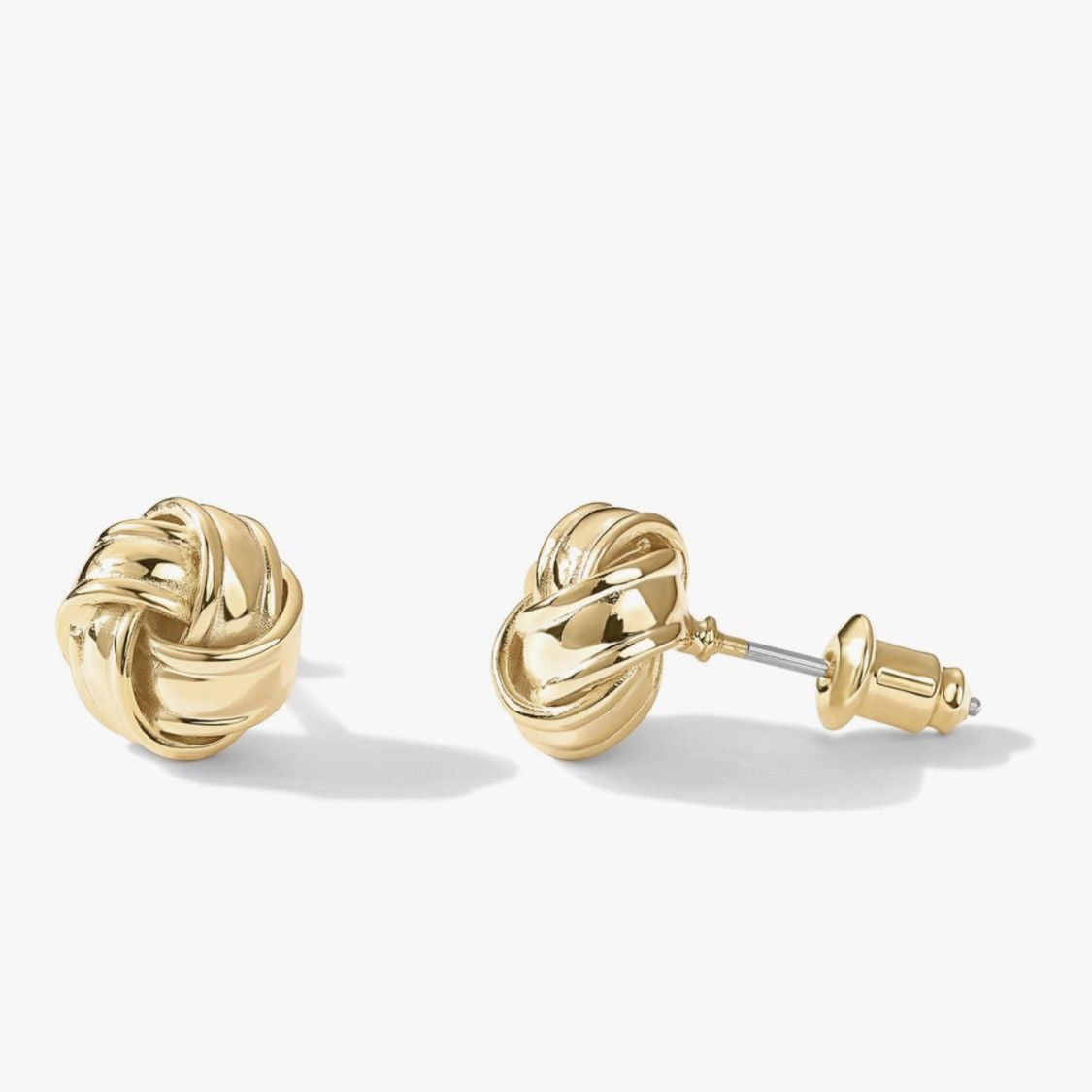 Other Pavoi gold tone knot stud earrings Size ONE SIZE - 7 Thumbnail