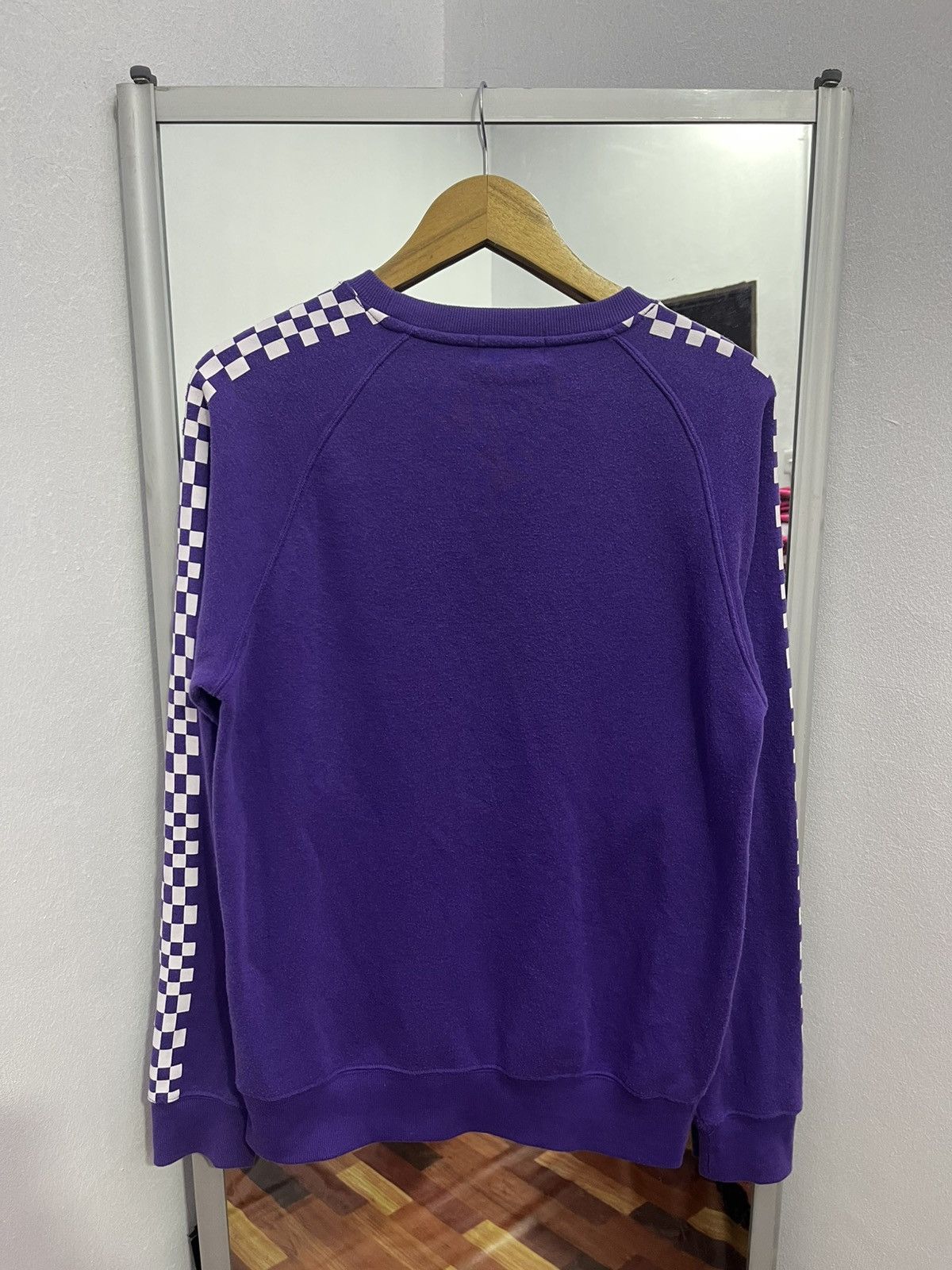 Airwalk Airwalk Checker Sleeve Crewneck Purple Skate Y2K M Size US M / EU 48-50 / 2 - 10 Thumbnail